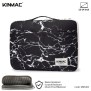 Kinmac Vertical Design Sleeve KMS401 Black Marble, Full Protection & Water-resistant