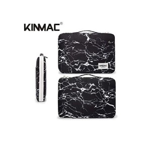 Kinmac Vertical Design Sleeve KMS401 Black Marble, Full Protection & Water-resistant