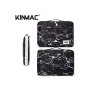 Kinmac Vertical Design Sleeve KMS401 Black Marble, Full Protection & Water-resistant