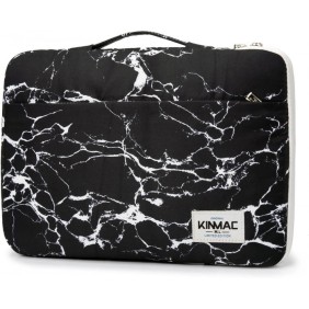 Kinmac Vertical Design Sleeve KMS401 Black Marble, Full Protection & Water-resistant