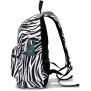 Kinmac Backpack KMB440 Zebra, Fashion Design, High Quality, Soft Interior Lining & Water-resistant