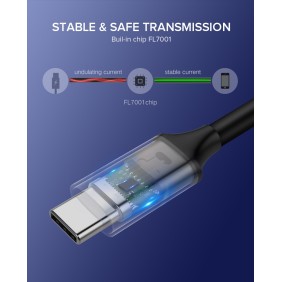 UGREEN USB-C 3.1 GEN1 Male to Male Cable support 4K@60Hz, 5Gbps, 60W, 1.5M - US161 50751