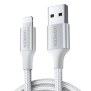 UGREEN USB-A to Lightning Braided Cable & Aluminum Body, MFI Apple Certified, Fast Charging 1.5M - US199 60162 60157