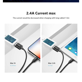 UGREEN USB-A to Lightning Braided Cable & Aluminum Body, MFI Apple Certified, Fast Charging 1.5M - US199 60162 60157