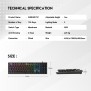 Fantech P51 Gaming Set 5in1: Keyboard + Mouse + Mousepad + Headset + Stand Headset, RGB Lighting, The Essential Gaming Bundle