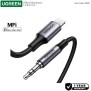 UGREEN Lightning to 3.5mm Aux Cable 1M, MFI Apple Certified, Nylon Braided & Aluminum Body - US315 70509