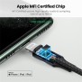 UGREEN Lightning to 3.5mm Aux Cable 1M, MFI Apple Certified, Nylon Braided & Aluminum Body - US315 70509