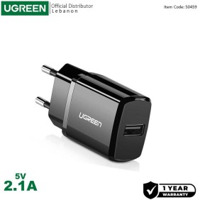 UGREEN 2.1A USB-A Smart Charger for Phones, Tablets & Ipads - ED011 50459