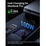 UGREEN 130W 3 Ports Fast Car Charger, for Phones, Tablets, Ipads, Laptops & MacBooks - CD293 90413