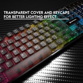 Fantech K515 SHIKARI, RGB Lighting, Wired Gaming Keyboard