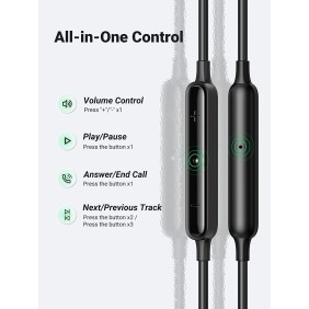 UGREEN USB-C Earphone with Microphone and Volume Control, Noise Isolation, Powerful Bass - EP103 30638