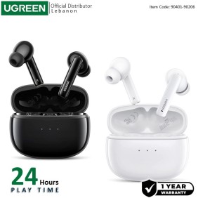 UGREEN HiTune T3 Active Noise Cancelling Wireless Earbuds, Bluetooth 5.2 Stable Connection WS106 90206 90401