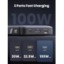 Power Bank 100W, 3 Ports, 20000 mAh, for Laptops, MacBooks, Smartphones, Tablets, ipads - PB207 25188