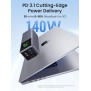 UGRREN Power Bank 200W 3 Ports, 25000 mAh for Laptops, MacBooks, Smartphones, Tablets, ipads - PB722 35525B