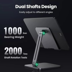 UGREEN Aluminum Alloy Tablet & ipad Pro Holder, Support Devices Up to 12.9 Inch, Durable & Stable Structure - LP134 40393