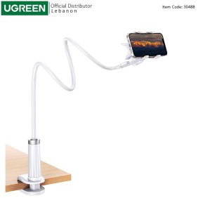 UGREEN Phone Holder Support Phone and Tablet Up to 7.2 Inch, with 90CM Flexible Long Arm, Stable Design - LP113 30488