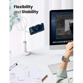 UGREEN Phone Holder Support Phone and Tablet Up to 7.2 Inch, with 90CM Flexible Long Arm, Stable Design - LP113 30488