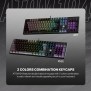 Fantech SUMI Edition MK886V2 - ATOM104, Pro Wired Mechanical Keyboard with RGB Lighting Gray