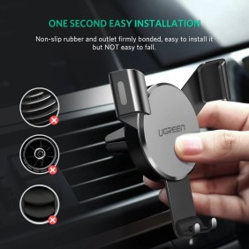 UGREEN Air vent Gravity Car Phone Holder, Durable Structure - LP130 40907