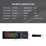 Fantech SUMI Edition MK886V2 - ATOM104, Pro Wired Mechanical Keyboard with RGB Lighting Gray