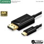 UGREEN  USB-C Male to Diplay Port Male Braided Cable 1.5m, Support 4K@60Hz - MM139 50994