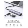 UGREEN 4 in 1 USB-C Hub to Gigabit Ethernet with 3 * USB 3.0 - CM475 60600