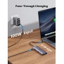 UGREEN 10-in-1 USB-C HUB Docking Station 4k HDMI + 3xUSB + SD/TF + VGA +  RJ45 + Aux + USB-C PD Port - CM498 15601