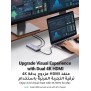 UGREEN Dual Display 9-in-1 USB-C HUB Docking Station Adapter, 3X USB + 2XHDMI +LAN RJ45 + SD/TF + USB-C PD Port - CM490 90119