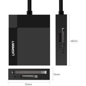 UGREEN USB 3.0 All-in-One Card Reader SD/TF/CF/MS, 5Gbps, 50cm Cable Length - CR125 30333