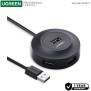 UGREEN USB 2.0 to 4- Port USB 2.0 Hub, with Power Port, Stable Transmission, 1M Cable, Data Transfer up to 480Mbps - CR106 20277