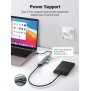 UGREEN USB 3.0 to 4- Port USB 3.0 Hub, with Type-C Power Port, Stable Transmission, Data Transfer up to 5 Gbps - CM473 20805