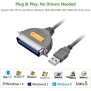 UGREEN USB to IEEE1284 Parallel Printer Cable, 2 meter - CR104 20225