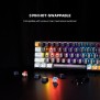 Fantech MIZU Edition MK874V2 - ATOM63, Pro Wired Mechanical Keyboard with RGB Lighting Sky Blue