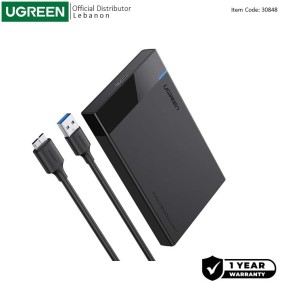 UGREEN USB 3.0 Enclosure for 2.5 inch HDD/SSD - US221 30848