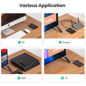 UGREEN USB 3.0 Enclosure for 2.5 inch HDD/SSD - US221 30848