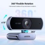 UGREEN 1080P/30fps Webcam with Microphone, Auto Light Correction, Perfect for Live Streaming & Video Calling - CM678 15728