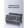 UGREEN Ultra Slim Bluetooth and Wireless Keyboard, Connect and switch Up to 4 Devices, Premium Iron Metal Material - KU005 15258