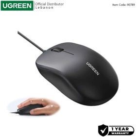 UGREEN USB Wired Mouse, 1200 Dpi, Smooth and Accurate Control, Special Chip & Stable Performance - MU007 90789