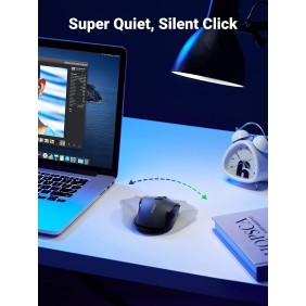 UGREEN Silent Wireless Mouse, 4000DPI, Accurate Control, Ergonomic Design for maximum Comfort - MU006 90545