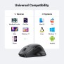 UGREEN Dual Mode Bluetooth & Wireless Mouse, Silent Click, 4000 DPI, Connect and switch Up To 2 Devices - MU101 90395 15805