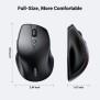 UGREEN Dual Mode Bluetooth & Wireless Mouse, Silent Click, 4000 DPI, Connect and switch Up To 2 Devices - MU101 90395 15805