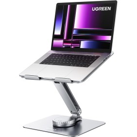 UGREEN Rotating Base, Multi-Angle Adjustable, Lifting Laptop Stand. Dual Axis Design, Height and Angle Adjustable - LP592 90849