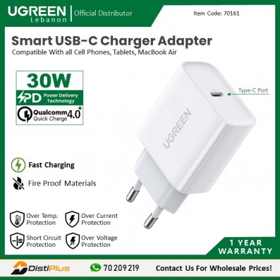 PD 30W USB-C Phone & Macbook Charger Adapter UGREEN CD127...