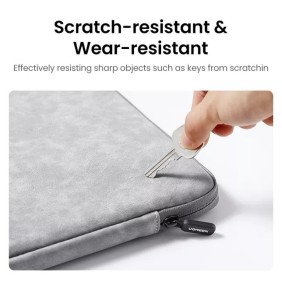 UGREEN Soft Leather, Light & Portable Sleeve Case, Available for 13.3" or 14.9" MacBook & Laptop - LP187 60985 20476