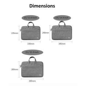 UGREEN Light & Portable carrying case, Available for 13.9" or 14.9"and 15.9" MacBook & Laptop - LP437 20448 50337 30325