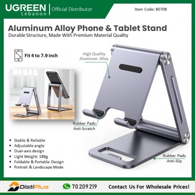 Aluminum Alloy Multi-Angle Phone and Tablet Stand, Height...