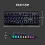 Fantech MK884 Optilux, Optical Mechanical Switch  Keyboard, Ultra-durable, spill-proof, RGB Lighting