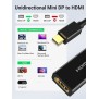 UGRREN  Thunderbolt 2.0 4K Mini Display Port Male to HDMI Female Converter - MD112 40360