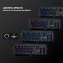 Fantech MK884 Optilux, Optical Mechanical Switch  Keyboard, Ultra-durable, spill-proof, RGB Lighting