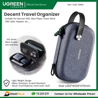Decent Travel Organizer, for Hdd, power bank, cables,...